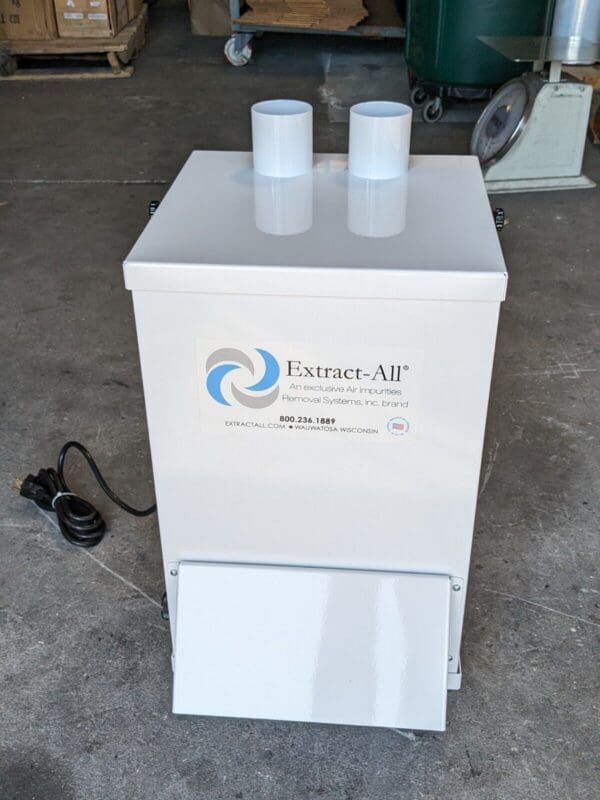 Extract-All S-987-2A 120V 350 Max CFM Source Capture Air Cleaning System Damage