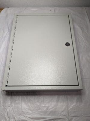 SKILCRAFT 90-Key Locking Steel Key Cabinet, 17-1/4”H x 14”W x 3-1/4”D