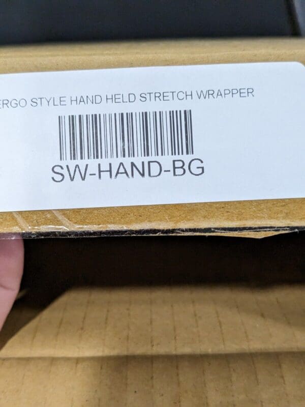 VESTIL Hand-Held Stretch Wrap Dispenser Fits Core Size-3.25 in SW-HAND-BG
