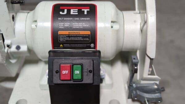 JET 48″ x 6″ Horiz. & Vert Combination Sanding Machine 12″ Disc JSG-6DC Damage