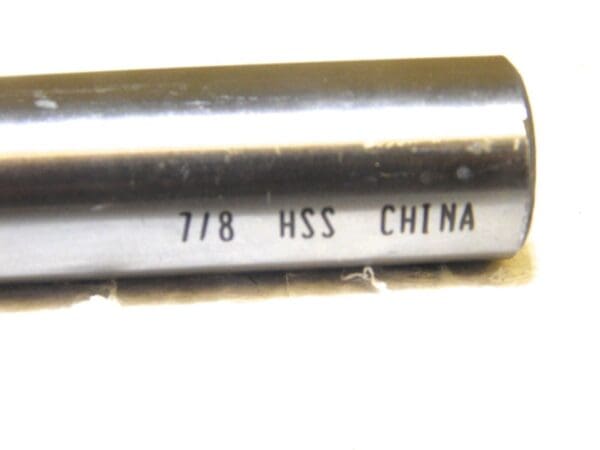 Interstate High Speed Steel Drill Blank 7/8” Diameter 6” OAL 01100569