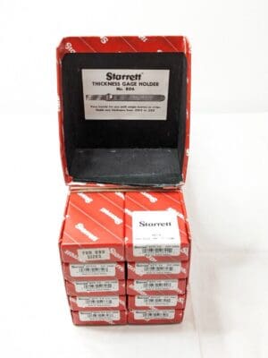 STARRETT 108 Piece Parallel Feeler Gage Set 0.0015 to 0.015" Thick S667D