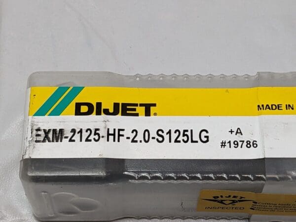 DIJET Multi Extreme End Mill EXM-HF Type 1.25"CD X 7"OAL EXM-2125-HF-2.0-S125LG