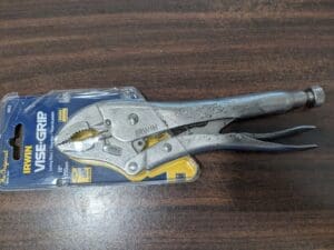 IRWIN Locking Plier: Curved Jaw 502L3