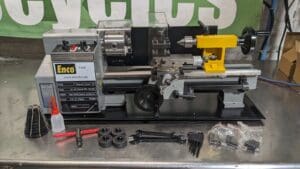 ENCO 7″ x 12″ Compact Lathe Variable Speed 110 V Single Phase 3/4 Spindle Bore