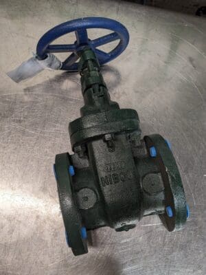 Nibco Flanged Ductile Iron Gate Valve w/ Hand Wheel 3" Pipe NHA701F Damaged