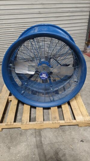 PATTERSON FAN Industrial Circulation Fan 30″ Dia 12k CFM 1 hp Suspension Mount