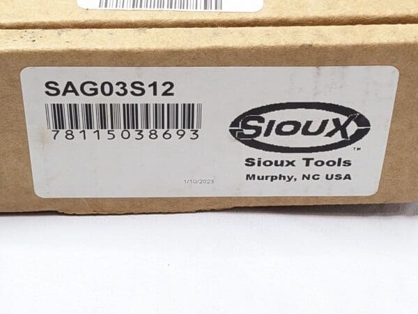 Sioux Tools Right Angle Die Grinder 12000 RPM 0.3 HP SAG03S12 PARTS/REPAIR