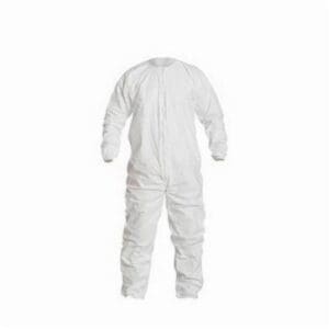 DuPont Tyvek IsoClean Coveralls, Bound Seams & Neck Qty 25 IC253BWHXL0025CS