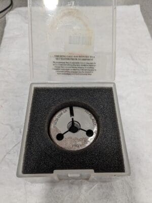 VERMONT GAGE Threaded Ring Gage: 7/16-20 Thread, UNF, Class 2A, Go 361137510