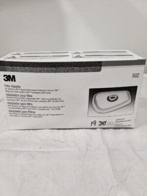 3M Facepiece Filter Adapter: White, for Half & Full Facepieces Qty 19 7000001931