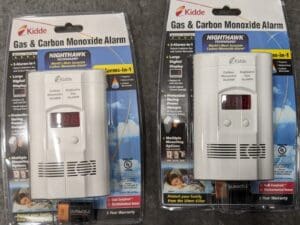 KIDDE 2pk AC Plug In 120 Volt Carbon Monoxide&Explosive Gas Alarm 900-0113-02
