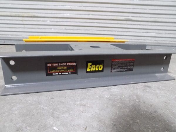 Enco 30 Ton H-Frame Manual Hydraulic Shop Press 6-1/2" Stroke MISSING PARTS