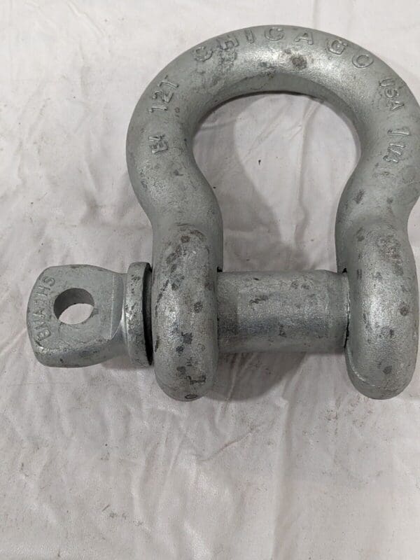 Chicago Screw Pin Anchor Shackle 1-1/4" Galvanized STeel - 12 TON 20160-5
