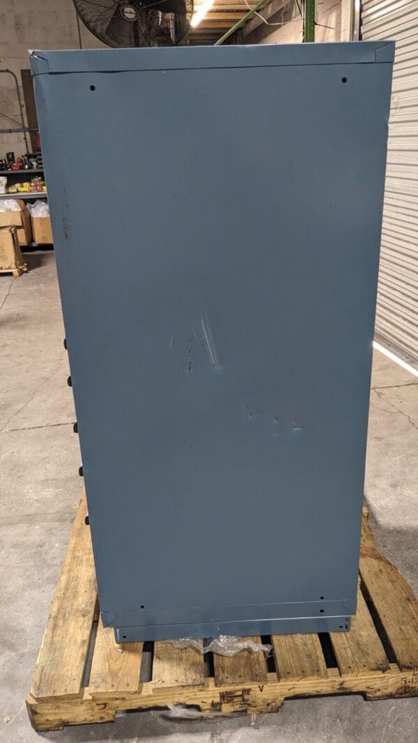 LISTA Modular Steel Storage Cabinet 28 x 28 x 59 440 lb Cap 12 Drawer Damaged