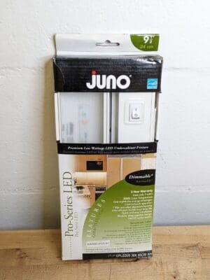 Juno Pro-Series LED 9-1/2" White Undercabinet Light Fixture UPLED09-WH