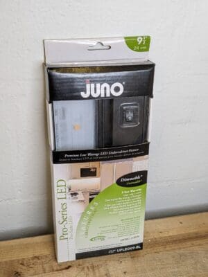 Juno Pro-Series LED 9-1/2" Black Undercabinet Light Fixture UPLED09-BL