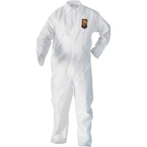 KLEENGUARD Disposable Coveralls: Particle Protection, Size Medium Qty 25 49002