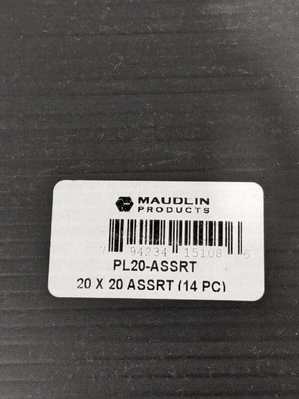 Maudlin 12 Piece, 0.0005 to 0.03" Thickness, Plastic Shim Stock Sheet PL20-ASSRT