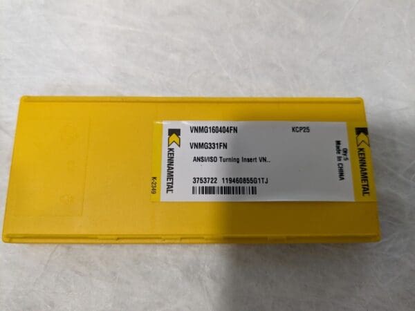KENNAMETAL Turning Inserts 5pk VNMG331FN KCP25 Carbide 3753722