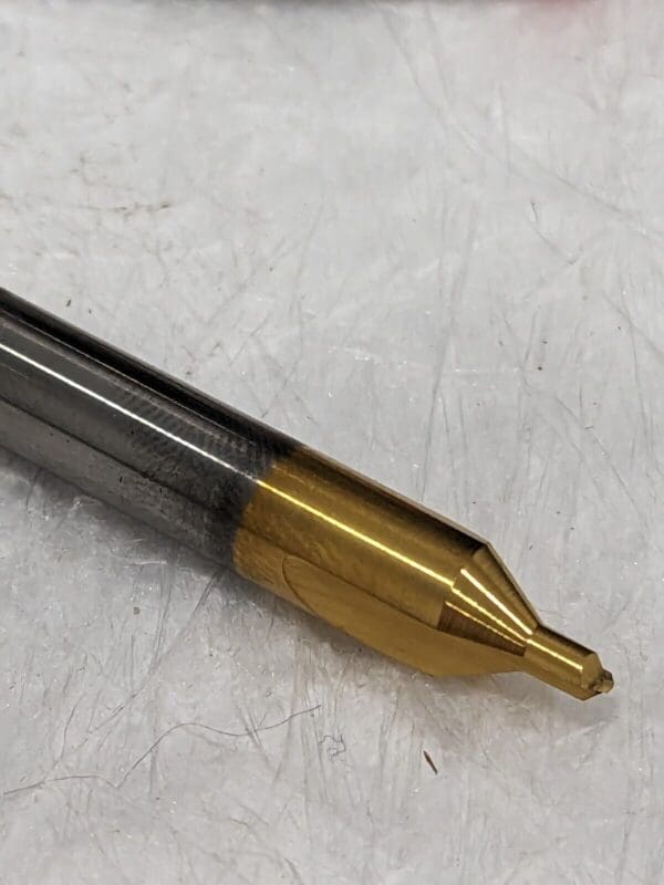 Keo Combo Drill & Countersink: #3, 1/4″ Body Dia, Solid Carbide 19305-TIN