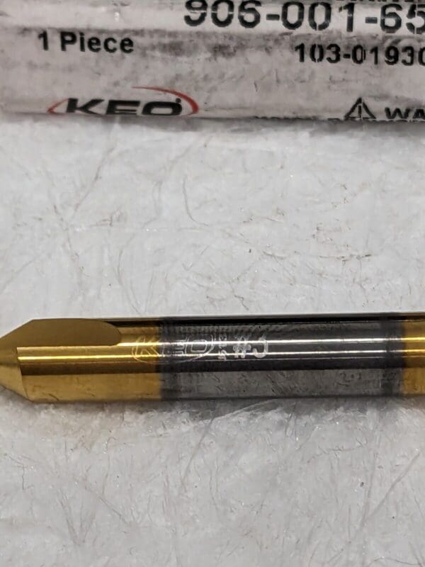 Keo Combo Drill & Countersink: #3, 1/4″ Body Dia, Solid Carbide 19305-TIN