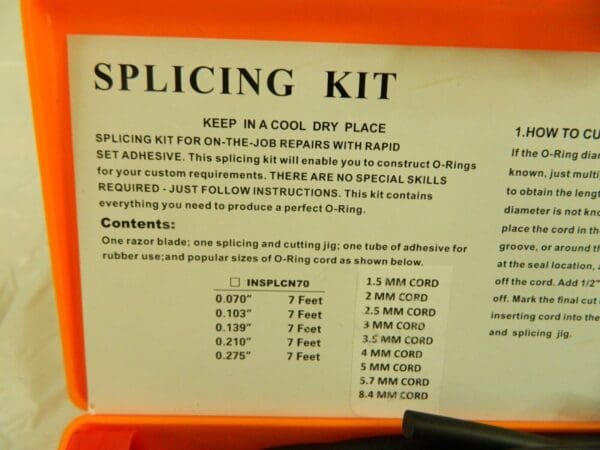 O Ring Splicing Kit ZMSC09270034