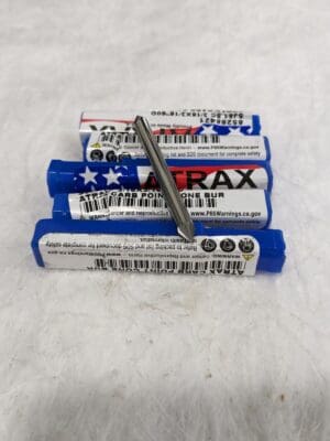 ATRAX Abrasive Bur: SJ–81, Taper 3/16" Shank Qty 5 SJ-81DESC-ATX