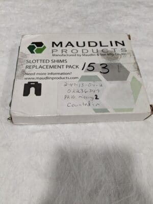 Maudlin Shim Stock: 0.075'' Thick, 5'' Long, 5" Wide, 302/304 Qty 8 MSD075-10