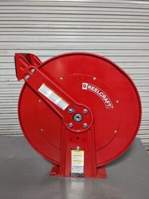 Reelcraft Spring Retractable Welding Reel 75 Ft x 3/8 In Hose Capacity USED