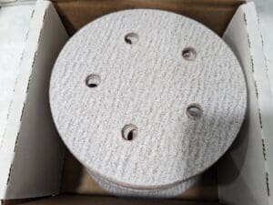 NORTON Hook & Loop Disc approx 100pc 5" Disc Dia, 120 Grit, Coated 66261131581
