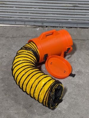 Allegro 9533-02 Plastic Canister w/ 25 Ft Ducting for use w/ 8 In. Axial Blower